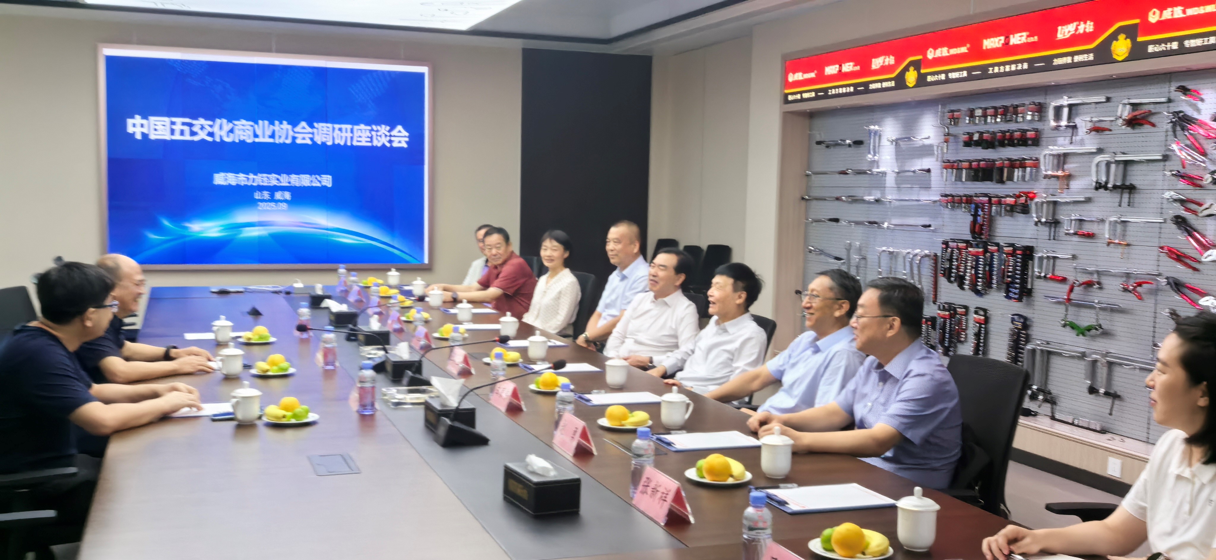 中国五金交电化工商业协会调研文登尊龙凯时工具集团 盛赞其行业标杆作用(图3) 33.jpg