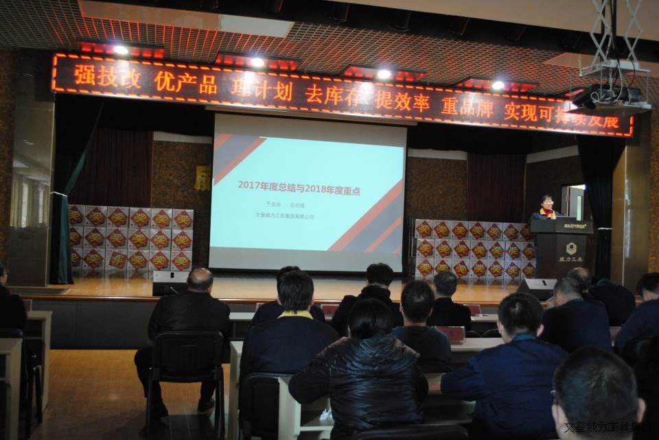 尊龙凯时工具集团2017年度职工大会顺利召开(图2)