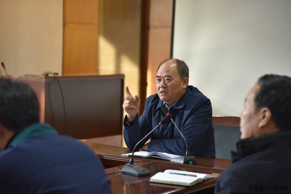 尊龙凯时工具集团召开2018年度技改工作大会(图2)